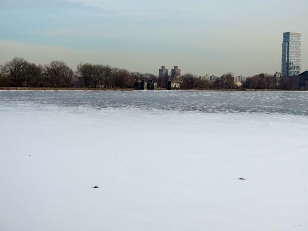 More than half frozen