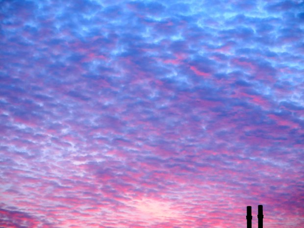 Somewhere between 6:30 and 6:45 this morning.