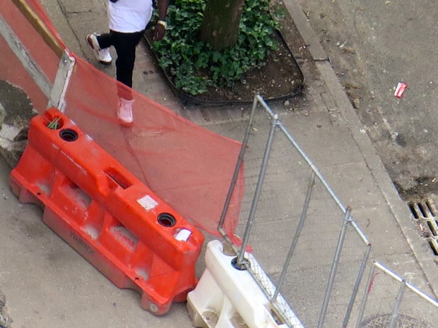 See? Look up or look down--construction.