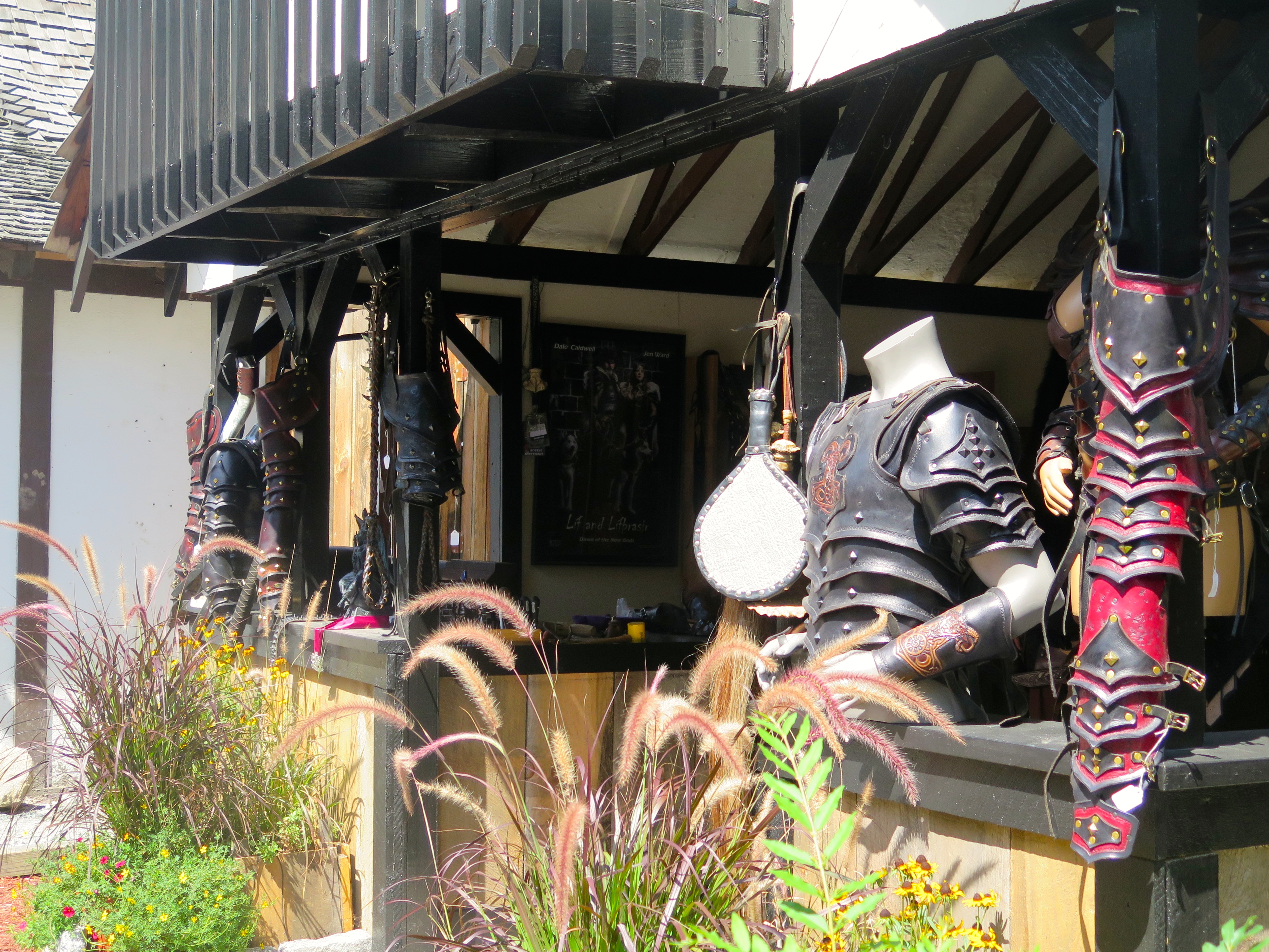 leather breastplates sold next to