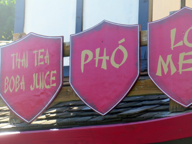 bet you never knew renaissance royalty liked a good pho with their turkey legs